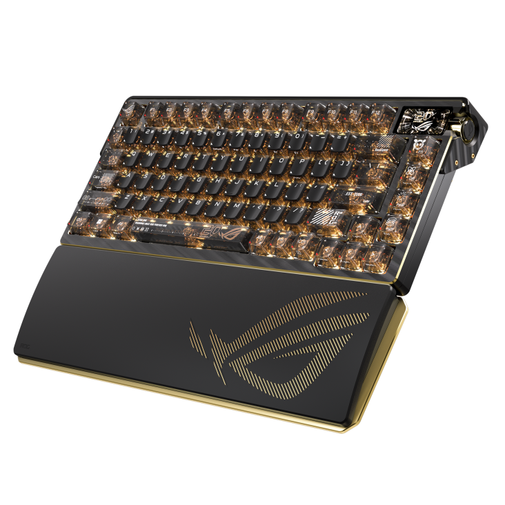 ASUS ROG Azoth extreme edition 20, Wireless Gaming Keyboard, RGB Per keys, Tri-Mode Connectivity - Image 9