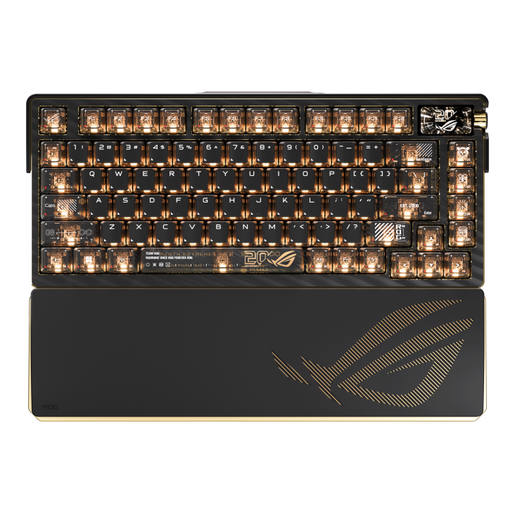 ASUS ROG Azoth extreme edition 20, Wireless Gaming Keyboard, RGB Per keys, Tri-Mode Connectivity